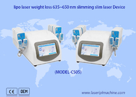 il laser di 650nm Lipo riempie la macchina della liposuzione del laser per riduce la rimozione grassa delle celluliti