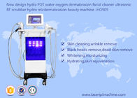 Pulitore facciale dell'impianto di lavaggio di Pdt della hydra dell'acqua dell'ossigeno di Dermabrasion di bellezza ultrasonica della macchina rf