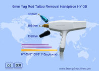 Singola maniglia di Ipl di rimozione del tatuaggio del laser del ND Yag del commutatore del laser Rod Q di 6mm