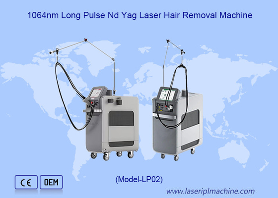 Senza dolore 1064nm ND Yag Laser Long Pulse per la depilazione e il ringiovanimento della pelle