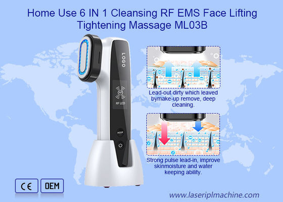 6 in 1 lifting facciale di pulizia dell'attrezzatura SME di bellezza di rf che stringe massaggio