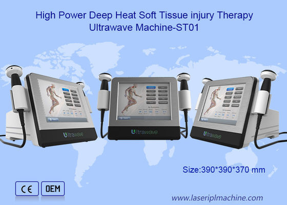 Alto potere di terapia di lesione del tessuto molle della macchina di bellezza di Ultrawave rf di calore profondo