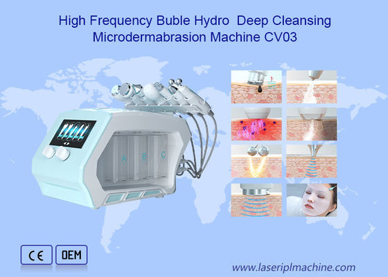 Pulizia ad alta frequenza della macchina di bellezza di Jet Peel 220v dell'ossigeno in profondità antinvecchiamento