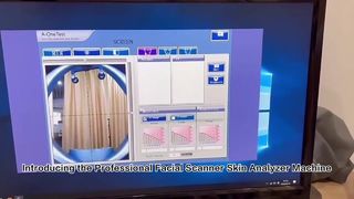 Macchina facciale magica di analisi della pelle del tester dello specchio 3D della pelle portatile per uso domestico