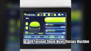10Bar 180hz Alta frequenza riabilitazione del corpo ED Focused Shock Wave Therapy Machine