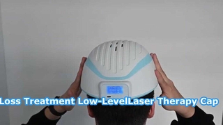 Terapia laser a basso livello (LLLT) con certificazione CE per il trattamento della caduta dei capelli con cappello laser