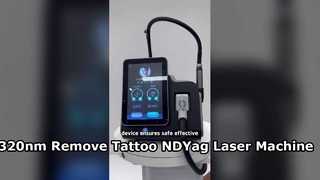 Macchina laser ND Yag Picosecond 532nm 1064nm 1320nm per la rimozione di tatuaggi