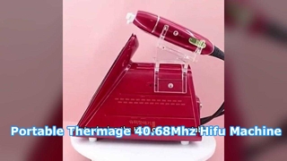 Macchina di bellezza Hifu Thermage portatile da 40,68 Mhz