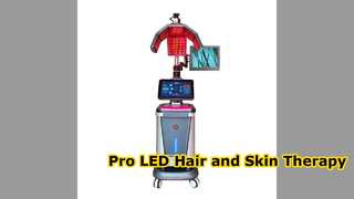 Terapia professionale a luce rossa a LED per la crescita della pelle e dei capelli