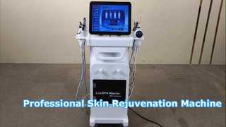 Attrezzatura per microdermoabrasione con spruzzo di ossigeno al plasma per ossigeno RF 12in1 per la cura della pelle