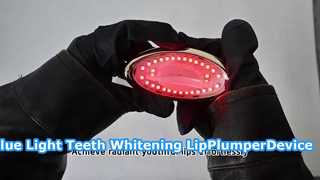 Mini LED Photon Therapy luce rossa blu sbiancamento dei denti antirughe labbra dispositivo rimpolpante labbra