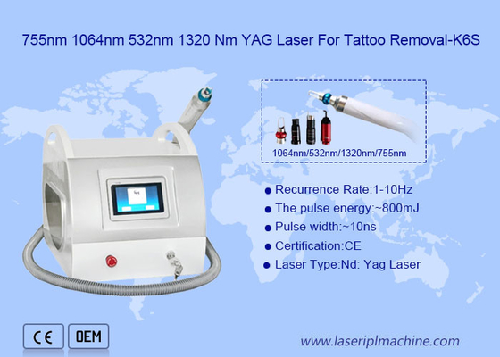 ND portatile Yag del commutatore del tatuaggio 1064nm della macchina permanente professionale Q di rimozione