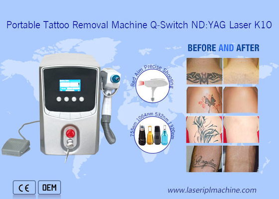 Sgs 1064nm 532nm Laser Tattoo Removal Machine per la rimozione delle macchie degli occhi