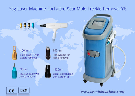 L'attrezzatura professionale Q di rimozione del tatuaggio 6hz ha commutato la macchina di bellezza del laser Ipl di Yag