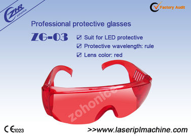 Occhiali di sicurezza a laser rosso da 400 nm per la macchina di sbiancamento dei denti a luce di Led