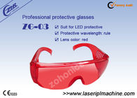 Occhiali di protezione di sicurezza dei laser rossi 400nm per luce/denti freschi principali che imbianca macchina