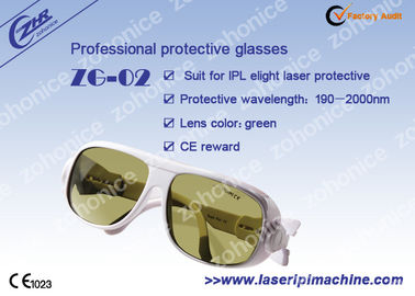 Occhiali di sicurezza laser Yag giallo personalizzati 190nm IPL elight laser protettivo