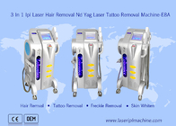 3 in 1 bellezza multifunzionale di perdita di capelli di rimozione del tatuaggio della macchina rf del laser Ipl