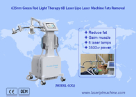 Laser a basso livello 6D Riduce il grasso 532nm Verde 635nm Terapia a luce rossa Dispositivo per terapia laser a freddo