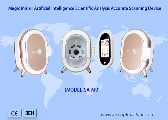 Ai portatile 20 milione specchi magici uv facciali dell'analizzatore 3d della pelle dell'analizzatore