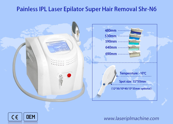 Macchina portatile di bellezza di Ipl per rimozione rosso sangue della striscia senza il lato di effetto
