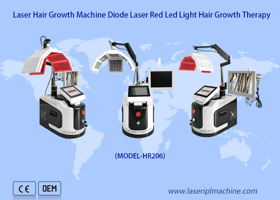 650 Nm Diode Laser Hair Growth Machine Low Level Hair Therapy Analyzer (Analisatore di terapia dei capelli a basso livello)