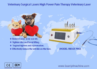 Gli animali domestici fanno soffrire il dispositivo veterinario del laser di terapia del laser a diodi chirurgico 980nm di recupero