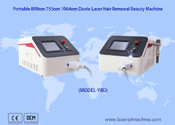 macchina 1600w permanente portatile di depilazione del laser a diodi di tocco 808nm