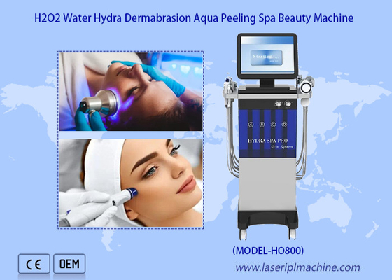 Vertical Hydro 14 in 1 Dispositivo di dermabrasione per la cura del viso con peeling a micro corrente