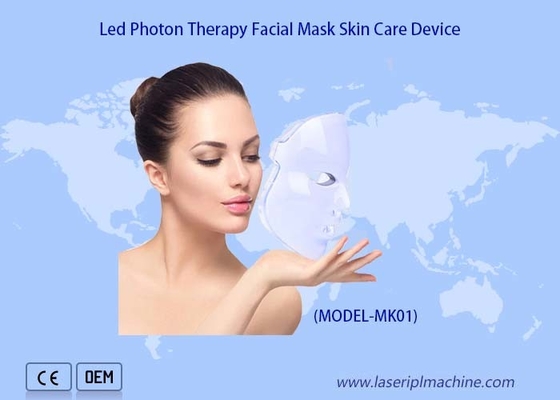 7 colori LED Light Therapy Maschera di bellezza per la rimozione delle rughe Cura della pelle