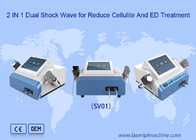 macchina portatile pneumatica elettromagnetica di terapia di 2in1 Shockwave per rimozione grassa di Ed