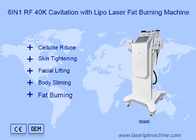 dispositivo del laser di vuoto rf Lipo di ultrasuono di perdita di peso della macchina 40k di cavitazione 6in1