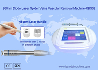 Macchina portatile di rimozione della vena del ragno del laser del diodo 980nm/macchina vascolare del laser