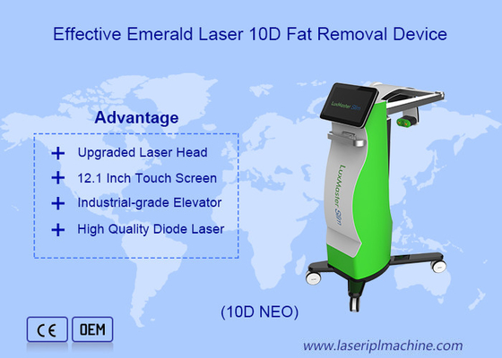 dispositivo grasso della liposuzione di rimozione 10d di 532nm 635nm Emerald Laser Weight Loss Effective