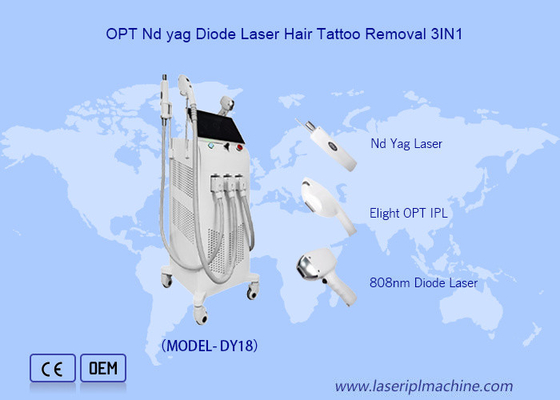 Eliminare i capelli con laser a diodo multifunzionale 3 in 1 808nm