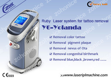 Macchina di rimozione tatuaggio laser professionale a doppia canna Q swtich Nd Yag 532nm