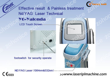 Macchina di rimozione tatuaggio laser professionale a doppia canna Q swtich Nd Yag 532nm