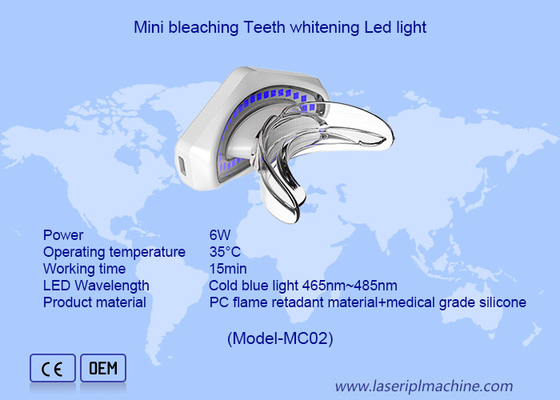 15min Tempo di lavoro Sbiancatura dei denti Luce a LED per un sbiancamento efficace