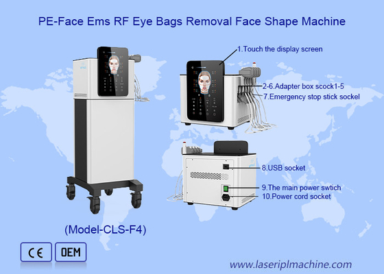 EMS Microcorrente Machine Face Lifting Stringere le guance Stringere la pelle con stretching del viso e del corpo