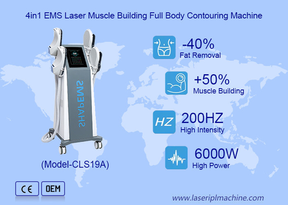 Costruzione muscolare Hi Emt Machine Funzioni elettromagnetiche ad alta intensità pulsate