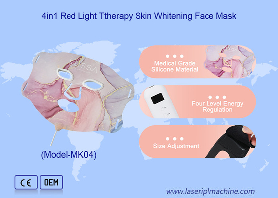 630nm/880nm/590nm/470nm LED Face Mask Light Therapy per il modo di luce rossa/gialla/blu/infrarosso