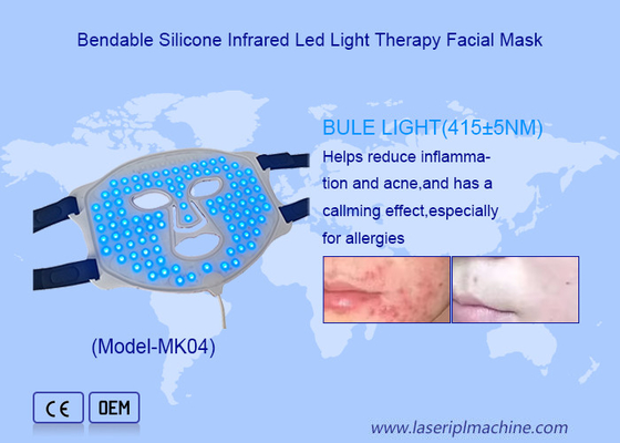 Rimozione dei pori Uso domestico senza fili LED Maschera per la bellezza con 108pcs LED