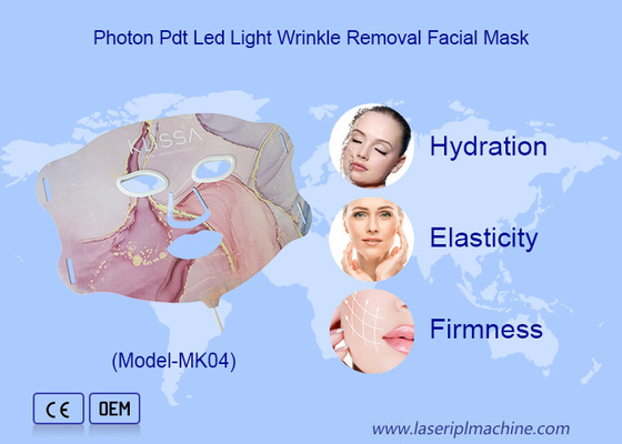 Advanced Red and Blue Light Therapy LED Face Mask Silicone per uso personale su tutti i tipi di pelle