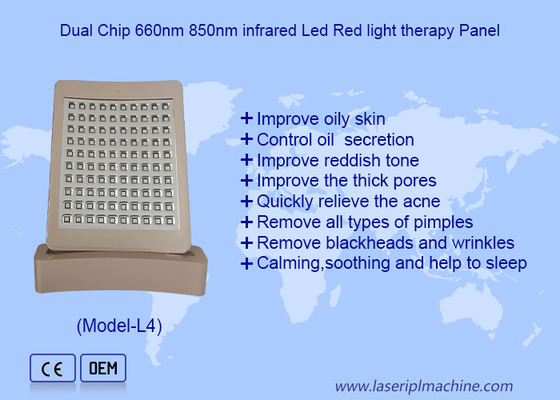 Pannello luminoso di terapia a led rosso a LED PDT realizzato in materiale ignifugo PC