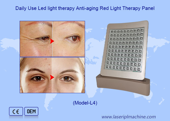 Terapia della pelle a luce rossa a LED pannello di rimozione delle rughe per la cura del viso