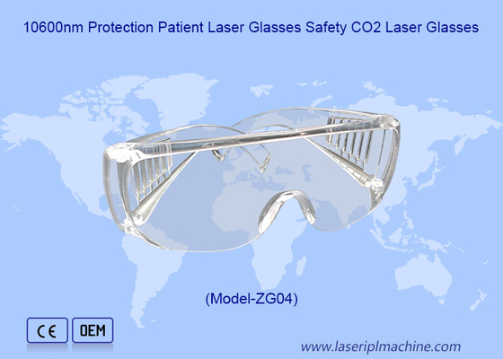 Occhiali di protezione per la sicurezza con laser a CO2 10600nm con trasmittanza