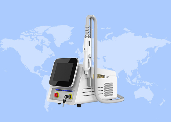 Laser Nd Yag portatile a 3 lunghezze d'onda per la rimozione del pigmento