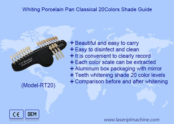Guida 3D portatile per sbiancamento dei denti 20 colori Sbiancamento dentale