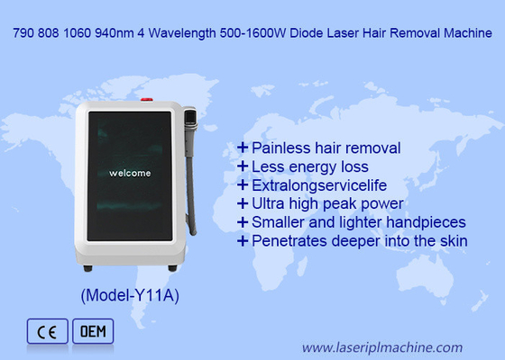 790nm 940nm 1060nm 808nm Laser diodo depilazione del corpo