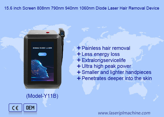 4 lunghezza d'onda Laser freddo 1-10HZ Laser a diodo Eliminazione dei peli del corpo intero macchina di bellezza